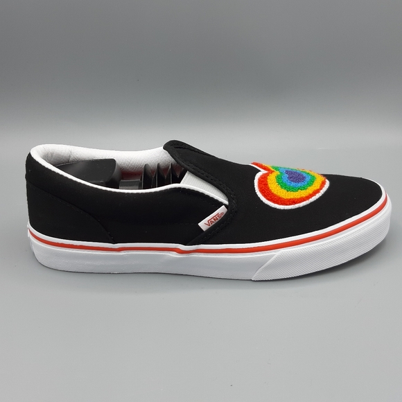 vans chenille rainbow